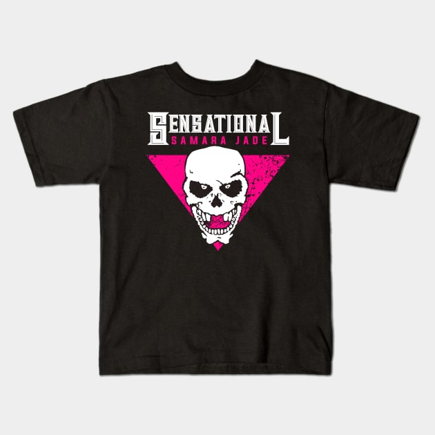 Sensational Samara Kids T-Shirt by lockdownmnl09